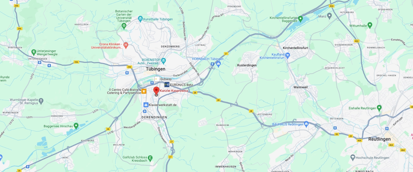 Kanzlei Kasprowicz Google Maps Screenshot